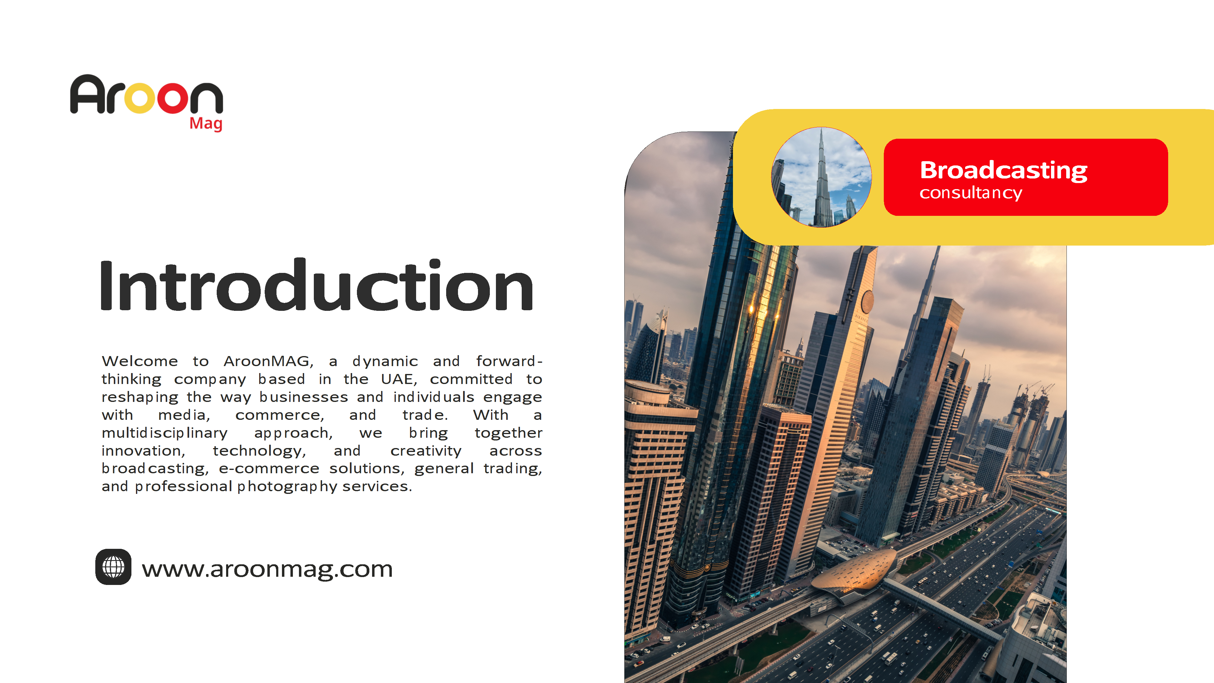 AroonMAG - Introduction